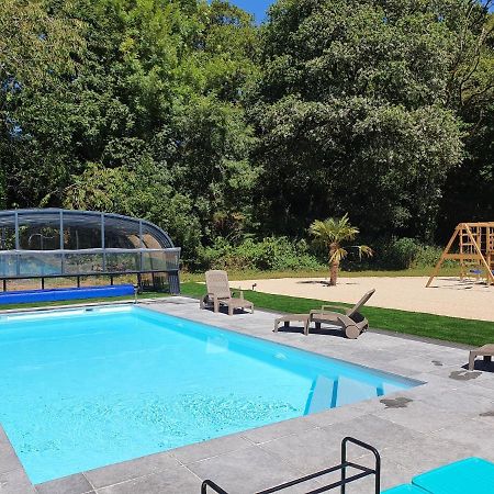 Gites De Maner Ster - Le Frene Piscine Ou Le Chene Piscine Et Spa Privatif Cleden-Poher Exterior photo